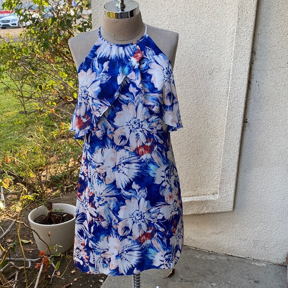 NWOT Charles Henry beautiful floral dress - Picture 3 of 14
